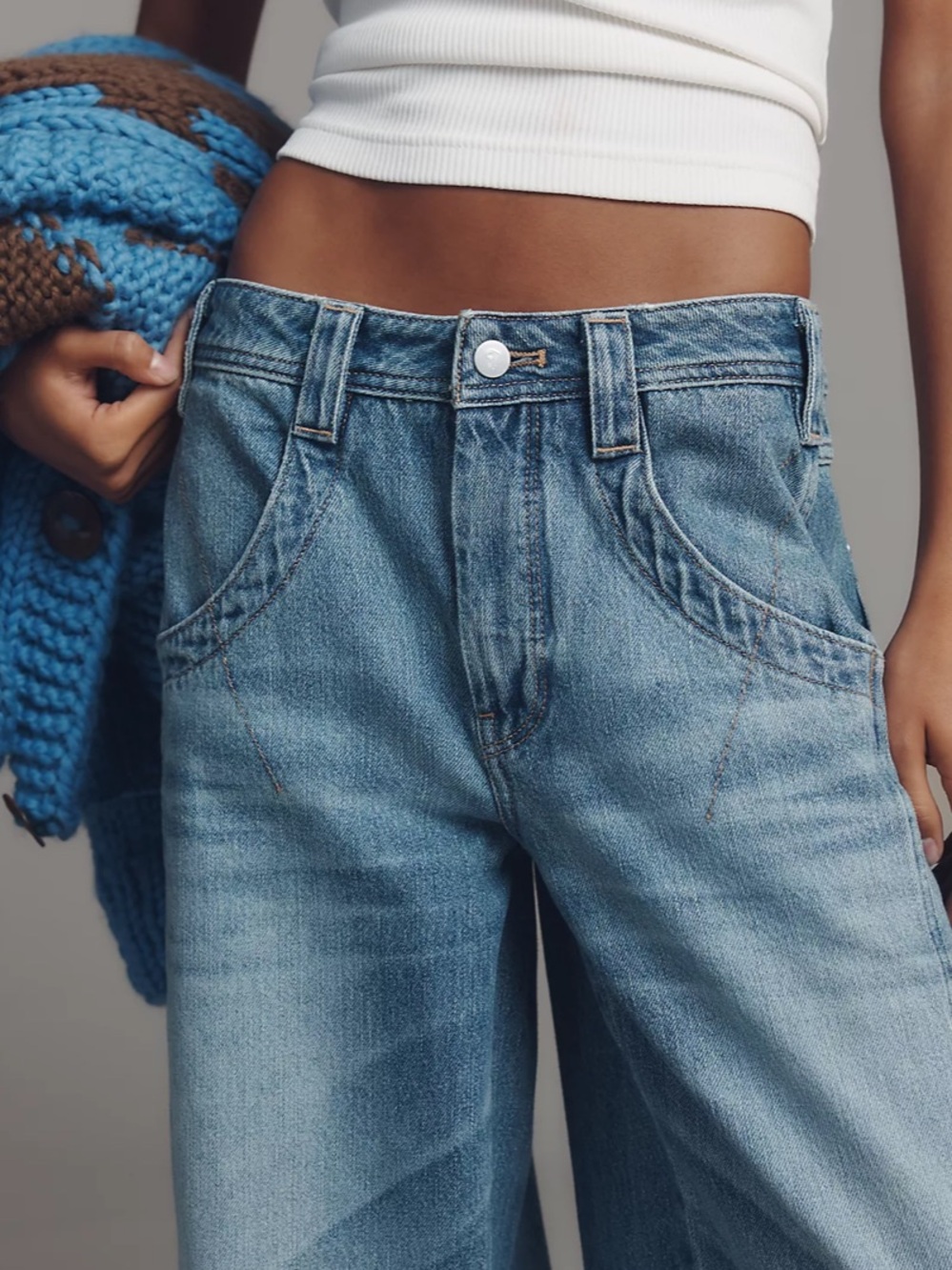 Anthropologie Kenny High-Rise Tapered Jeans by Pilcro Size 24 - Picture 4 of 12